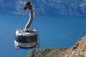 Malcesine Monte Baldo Cable car lake Garda Italy