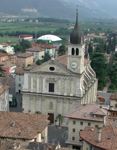 Church Collegiata dell'Assunta Arco trento Lake Garda Italy