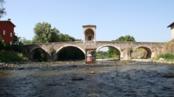 Pontenove bridge on Chiese river