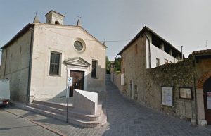 Church San Bernardo Manerba Valtenesi Lake Garda Italy