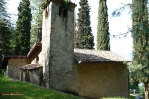 Church S.Michele Malcesine mount Baldo Lake Garda Italy