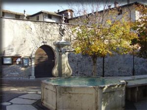 Villa Lagarina fountains Trento Lake Garda Italy