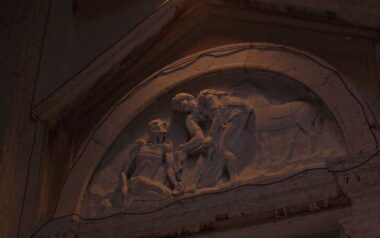 Peschiera-del-Garda-bassorilievo-Chiesa-di-San-Martino