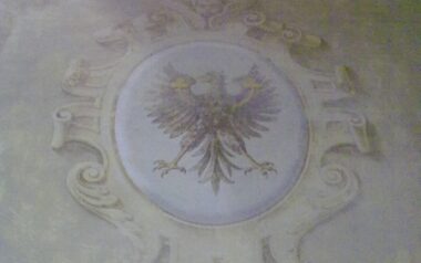 Avio-Affresco dello stemma dell-impero Austro-Ungarico