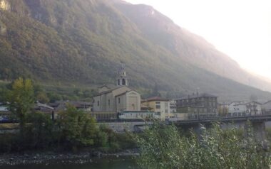 Avio – Vo Sinistro con il classico treno che passa