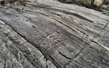Incisioni rupestri Torri del Benaco Monte Luppia