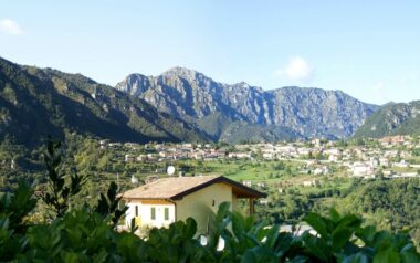 tremosine-Hochebene Vesio di Tremosine mit Eingang zum Valle Bondo